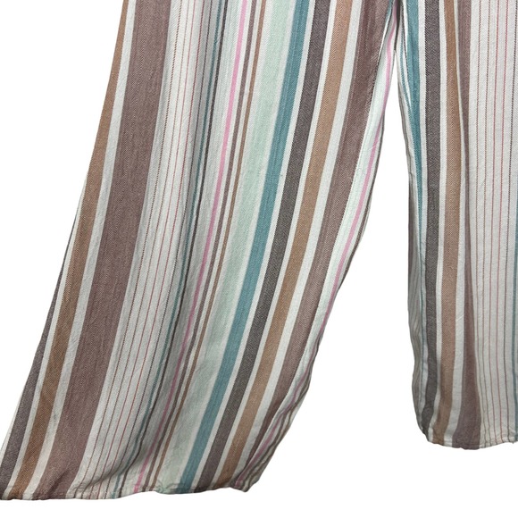 Wild Fable Multicolor Striped Wide Leg Overalls Size Small - Picture 7 of 16